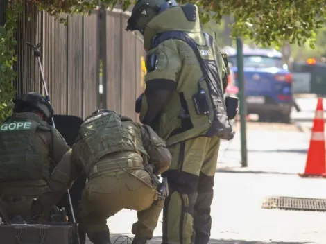 Fiscalía confirma que bomba que no explotó en Providencia era de "alta potencia"