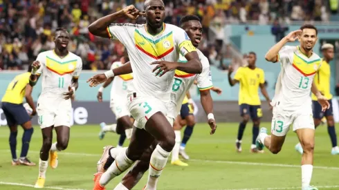 Koulibaly celebra el gol de la victoria
