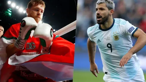 El diálogo entre Canelo y el Kun pasó de Twitter a WhatsApp