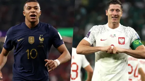 Franceses y polacos animan un partidazo por los octavos de final de Qatar 2022.