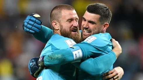 Mathew Ryan junto a Andrew Redmayne