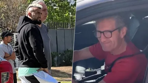 Vida llegó al Monumental para ver al Rodelindo Román.