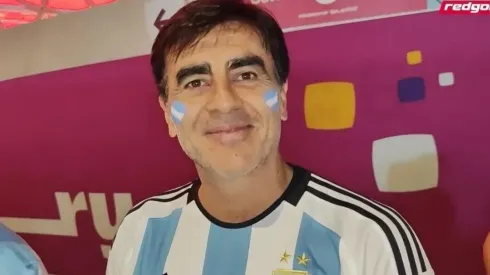 El entrenador de Colo Colo está con su familia en el Mundial de Qatar.