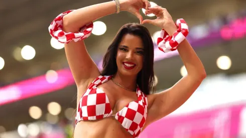 Ivana causa sensación en los partidos de Croacia