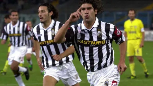 Marcelo Salas anotó un total de cuatro goles con la Juventus