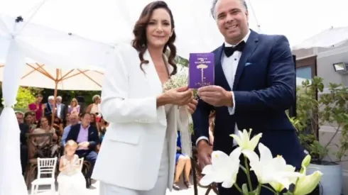 El legendario tenista chileno y la histórica hockista argentina contrajeron matrimonio.
