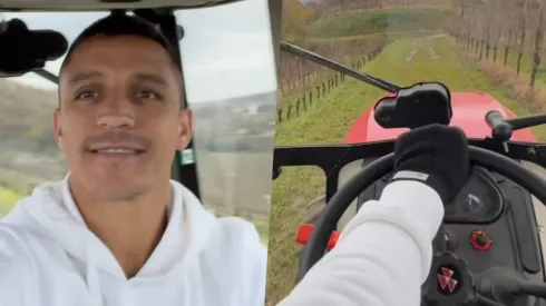 Alexis Sánchez recorrió su viña y dejó un emotivo video en redes sociales.
