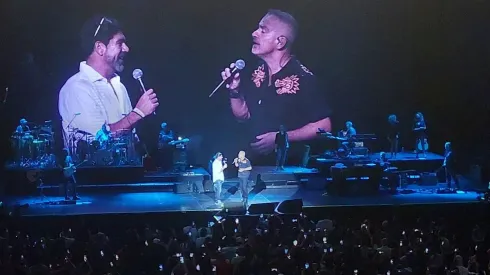 La nueva dupla goleadora de Marcelo Salas y Eros Ramazzotti se llenó de aplausos en su debut