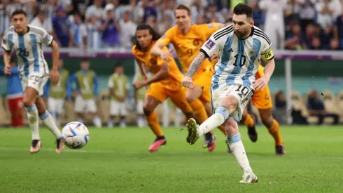 Messi llegó a diez goles en mundiales con la Albiceleste.