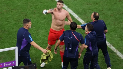 Emiliano Martínez quedó muy molesto con el cuerpo técnico de Países Bajos.