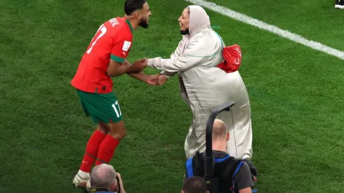 Sofiane Boufal y su mamá
