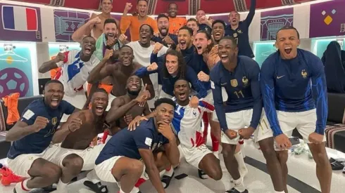 La selección de Francia festejó su paso a las semifinales del Mundial.