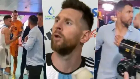 Messi se calentó mal con Wout Weghorst.