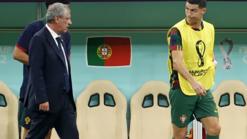Cristiano Ronaldo y Fernando Santos