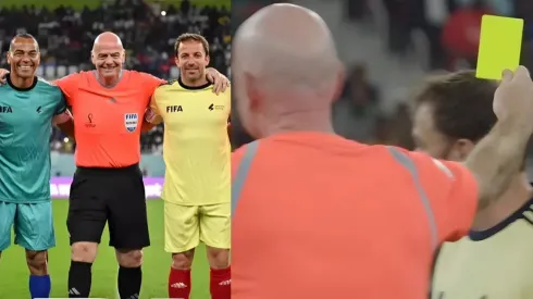 El presidente de la FIFA se dio el lujo de amonestar al italiano Del Piero.