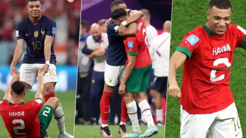 Kylian Mbappé consuela a su amigo Hakimi