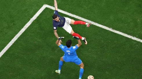 La pirueta de Theo Hernández para adelantar a Francia en los 5'.