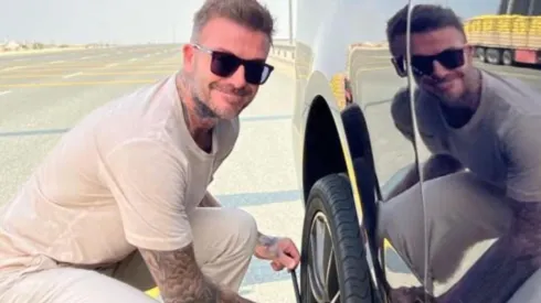 El histórico jugador compartió su fotografía en pleno desierto en sus redes sociales.