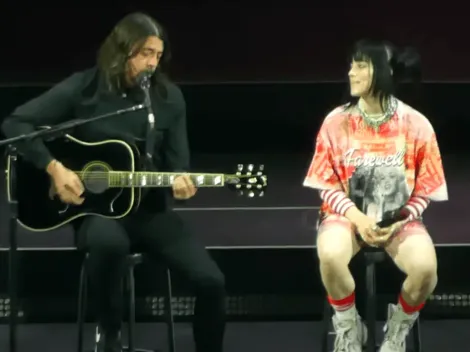 Dave Grolh sorprende en concierto de Billie Eilish