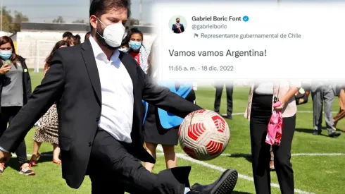 Gabriel Boric expresó su apoyo a la selección de Argentina en el Mundial de Qatar 2022