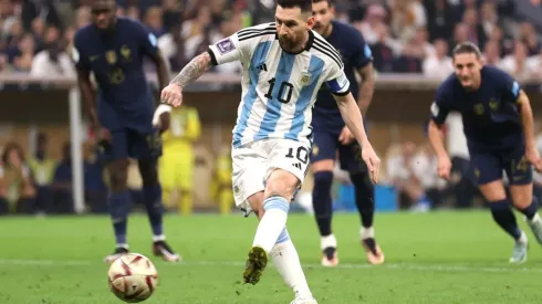 Lionel Messi abrió la cuenta en la final del Mundial de Qatar 2022.
