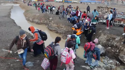 Ingreso irregular de migrantes a Chile (febrero 2022)