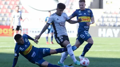 Bryan Soto en acción durante la final de la Copa Chile que Colo Colo le ganó a Everton por 3-0.