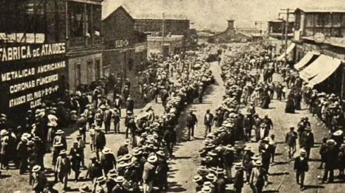 Una de las juelgas previo a la matanza en la Escuela Santa María