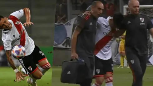 Matías Kranevitter es lesionado por un jugador de Unión La Calera