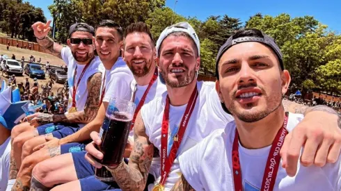 Argentina sigue festejando su título en el Mundial Qatar 2022.