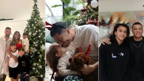 Lionel Messi, Robert Lewandowski y Kylian Mbappé