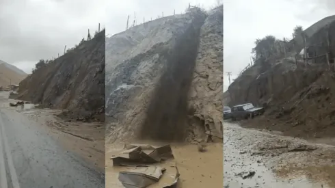 ¿En qué comuna hubo corte de ruta por lluvias?