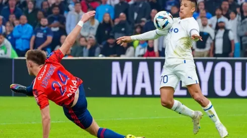 Alexis Sánchez seguirá como centrodelantero nominal en la formación de Marsella ante Toulouse