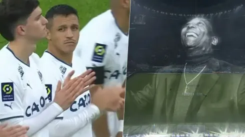 Alexis Sánchez pudo brindarle un último aplauso al futbolista más grande del siglo pasado, el gran Pelé
