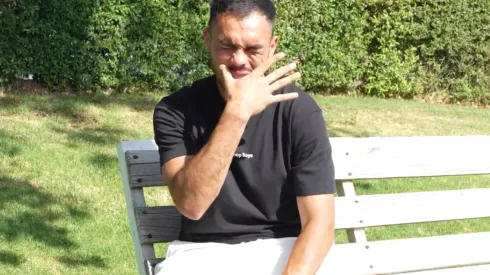 Gabriel Suazo no pudo contener las lágrimas