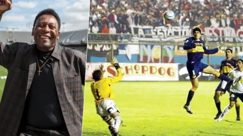 Pelé no dejó pasar la oportunidad de felicitar a Everton por su título ante Colo Colo.