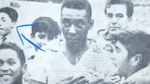 El Pollo Vélez publicó la historia y la fotografía en sus redes sociales.