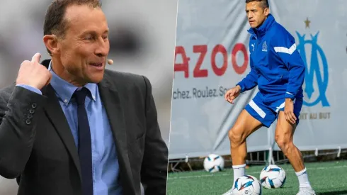 Jean-Pierre Papin hizo más de 250 goles con la camiseta del Marsella y espera compañía para Alexis Sánchez