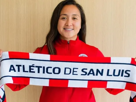 Melissa Espina es presentada en Atlético de San Luis Fem