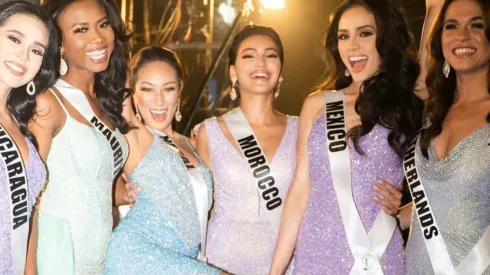 Algunas de las candidatas a Miss Universo de la versión anterior.