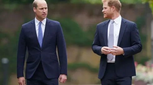 El Príncipe William junto al Príncipe Harry.