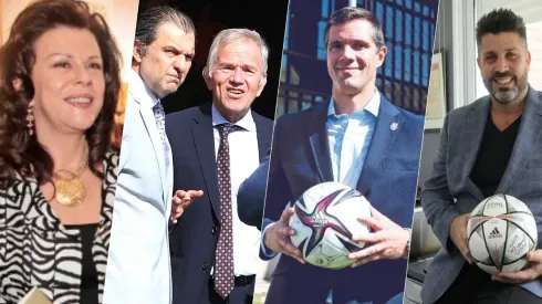 María Cecilia Karlezi, Aníbal Mosa, Gabriel Ruiz-Tagle, Michael Clark y Cristián Bragarnik roncan en el fútbol chileno