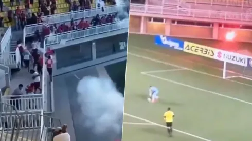 Hinchas de San Luis y Calera protagonizan serios incidentes