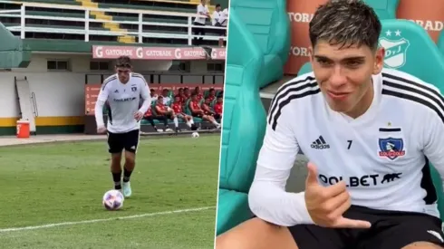 La Joya Carlos Palacios tuvo sus primeros minutos con la 7 de Colo Colo.