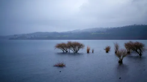 El Lago Villarrica en 2018 también presentaba problemas de contaminación.