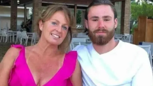 Ben Brereton y su madre Andrea