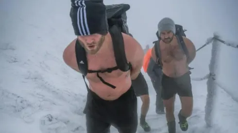 Schürrle en su increíble desafío en la nieve