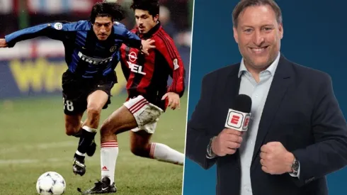 Jorge Barril y dedicatoria a Bam Bam Zamorano en ESPN en medio de la Supercopa de Italia.