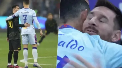 Tanto Cristiano como Messi compartieron imágenes junto al otro