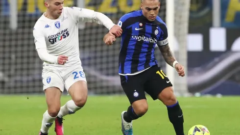 Lautaro Martínez fue titular en el Inter